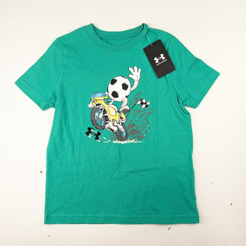 Under Armour Motorcycle Soccer Man Tee
